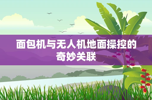 面包机与无人机地面操控的奇妙关联