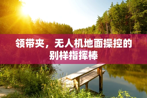 领带夹，无人机地面操控的别样指挥棒