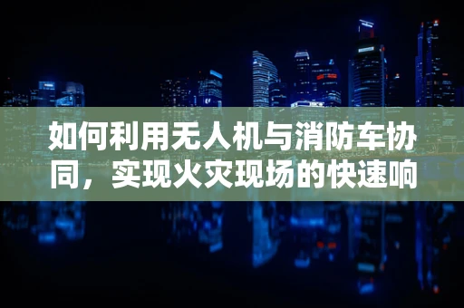 如何利用无人机与消防车协同，实现火灾现场的快速响应与精准灭火？