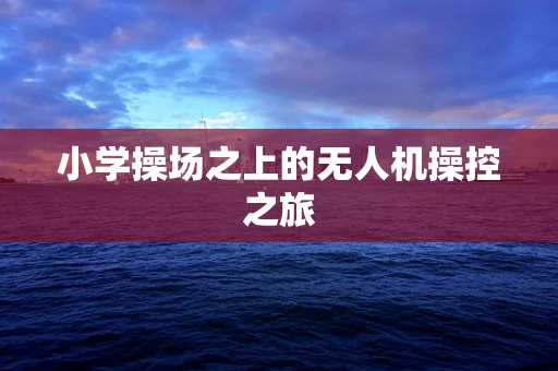 小学操场之上的无人机操控之旅