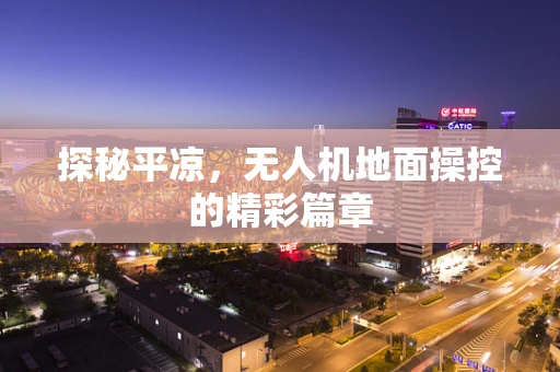 探秘平凉，无人机地面操控的精彩篇章