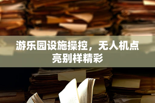 游乐园设施操控，无人机点亮别样精彩