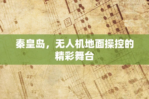 秦皇岛，无人机地面操控的精彩舞台