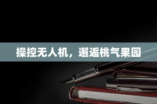 操控无人机，邂逅桃气果园