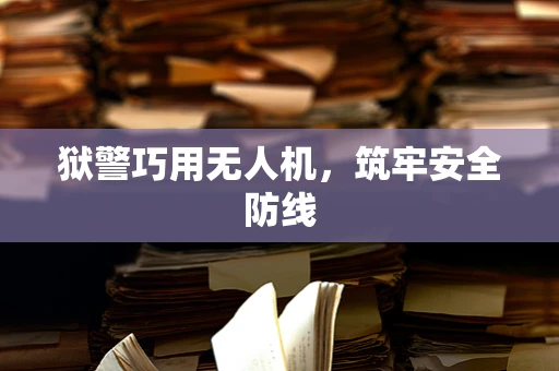 狱警巧用无人机，筑牢安全防线