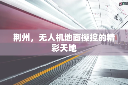 荆州，无人机地面操控的精彩天地