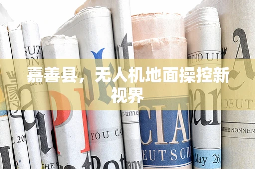 嘉善县，无人机地面操控新视界