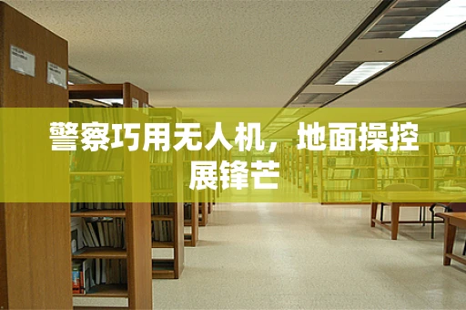 警察巧用无人机，地面操控展锋芒