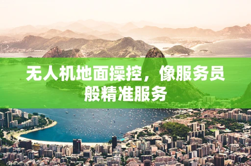 无人机地面操控，像服务员般精准服务