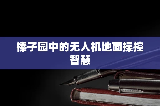榛子园中的无人机地面操控智慧