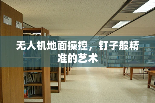 无人机地面操控，钉子般精准的艺术