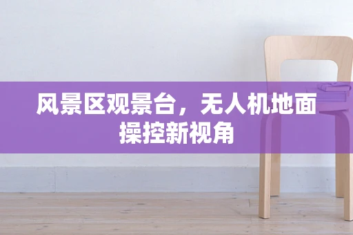 风景区观景台，无人机地面操控新视角