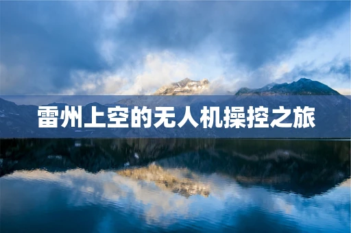 雷州上空的无人机操控之旅