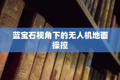 蓝宝石视角下的无人机地面操控