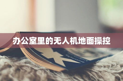 办公室里的无人机地面操控