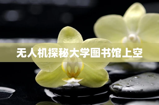 无人机探秘大学图书馆上空