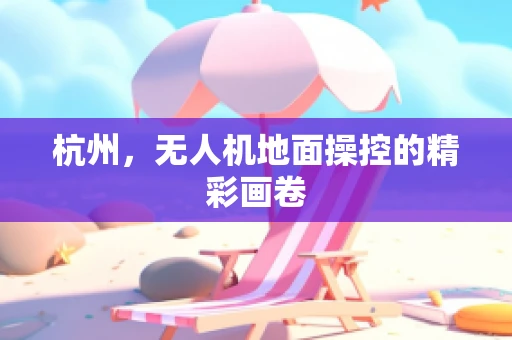 杭州，无人机地面操控的精彩画卷