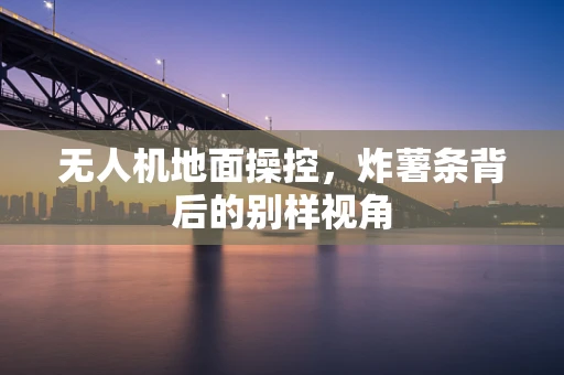 无人机地面操控，炸薯条背后的别样视角