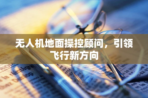 无人机地面操控顾问，引领飞行新方向