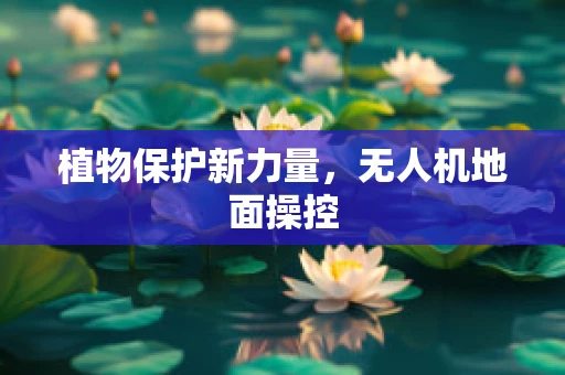 植物保护新力量，无人机地面操控