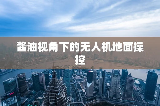 酱油视角下的无人机地面操控