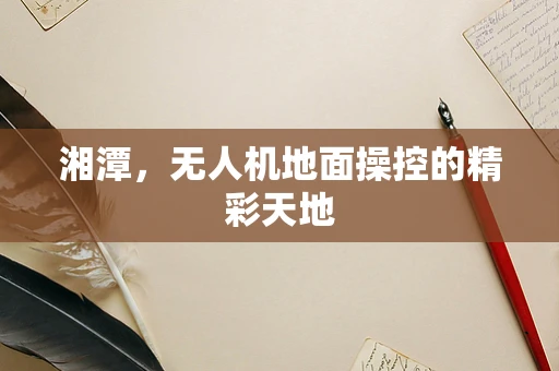 湘潭，无人机地面操控的精彩天地