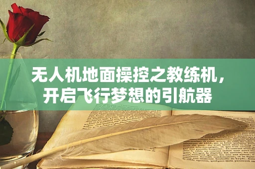 无人机地面操控之教练机，开启飞行梦想的引航器
