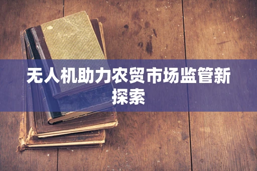 无人机助力农贸市场监管新探索