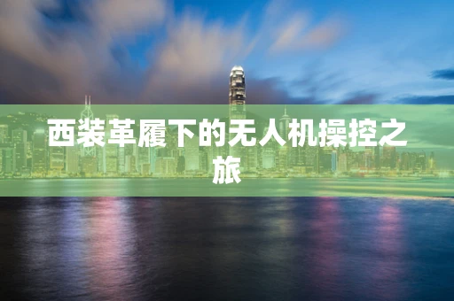 西装革履下的无人机操控之旅