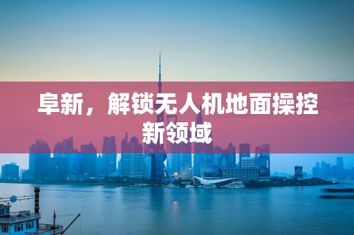 阜新，解锁无人机地面操控新领域