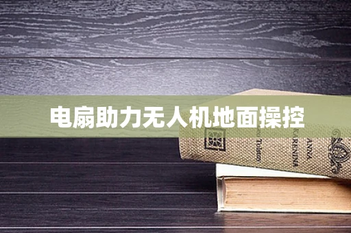 电扇助力无人机地面操控