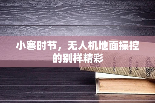 小寒时节，无人机地面操控的别样精彩