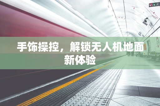 手饰操控，解锁无人机地面新体验