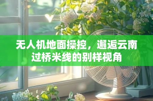 无人机地面操控，邂逅云南过桥米线的别样视角