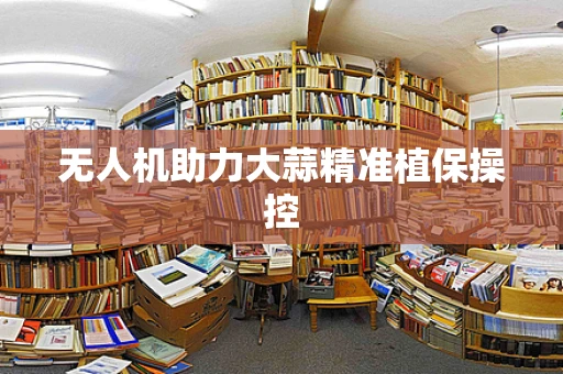 无人机助力大蒜精准植保操控