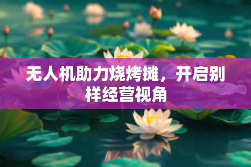无人机助力烧烤摊，开启别样经营视角