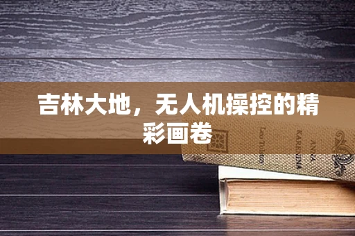 吉林大地，无人机操控的精彩画卷