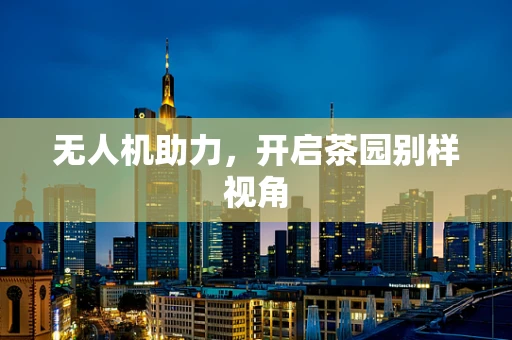 无人机助力，开启茶园别样视角