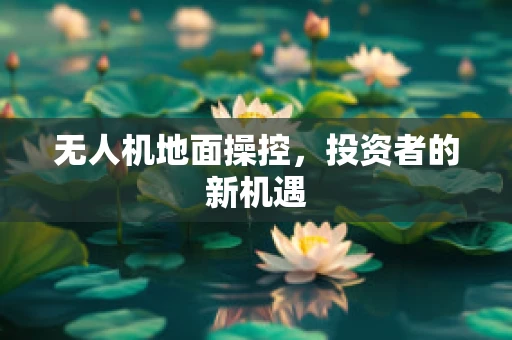 无人机地面操控，投资者的新机遇
