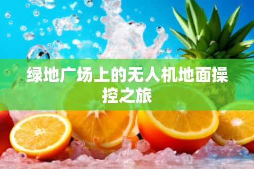 绿地广场上的无人机地面操控之旅